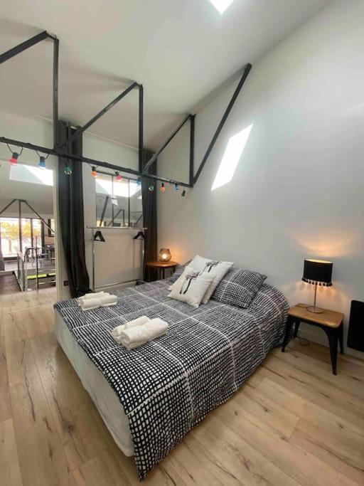 Rare ! Loft Atypique Centre-Ville Parking Jardin Reims Luaran gambar