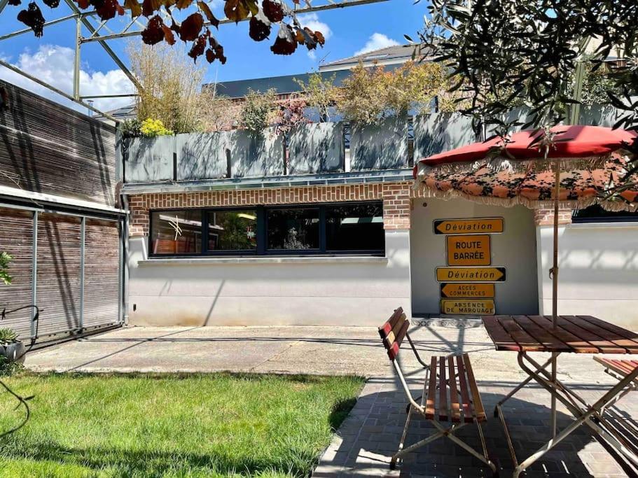 Rare ! Loft Atypique Centre-Ville Parking Jardin Reims Luaran gambar