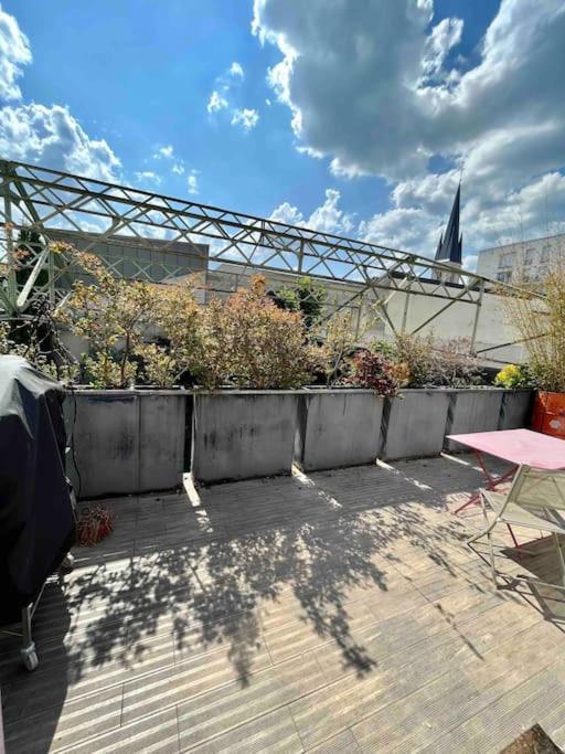 Rare ! Loft Atypique Centre-Ville Parking Jardin Reims Luaran gambar