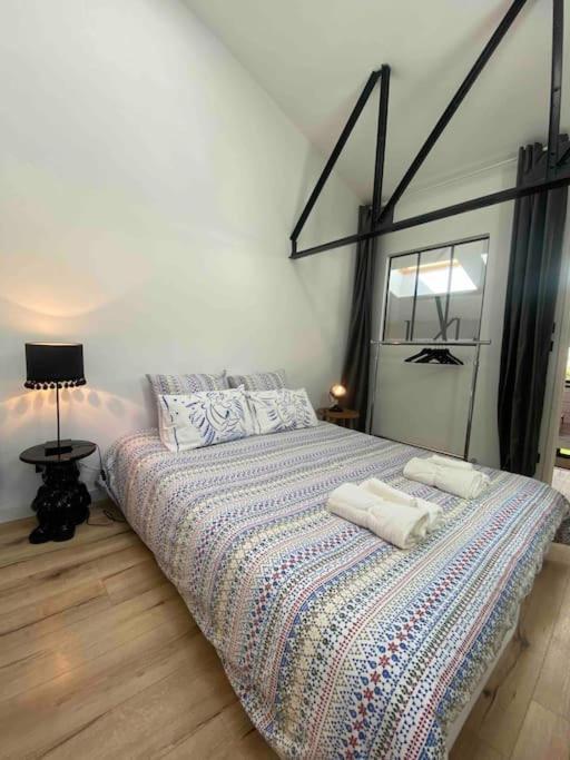 Rare ! Loft Atypique Centre-Ville Parking Jardin Reims Luaran gambar