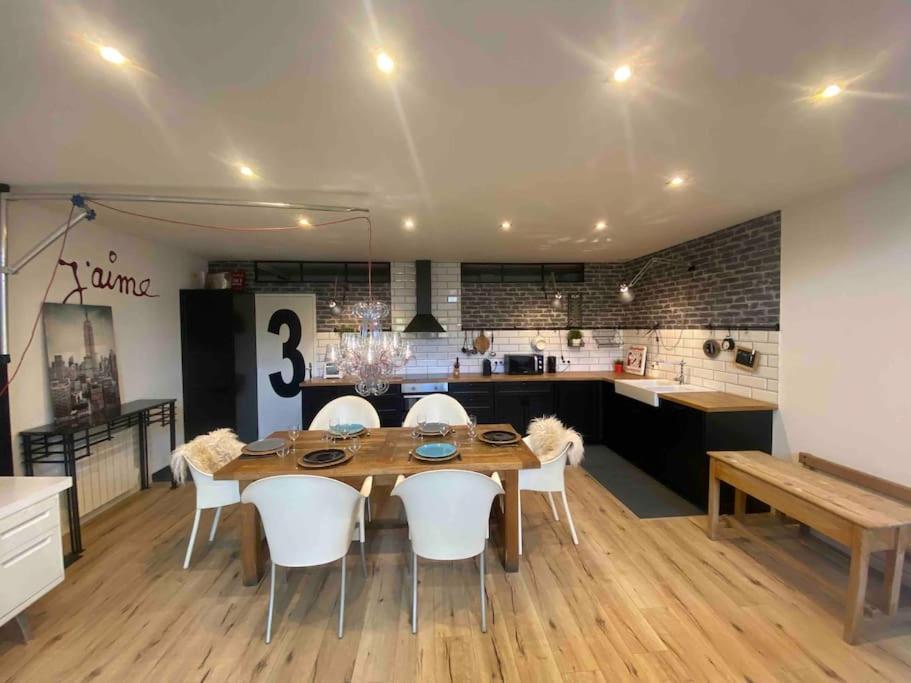 Rare ! Loft Atypique Centre-Ville Parking Jardin Reims Luaran gambar