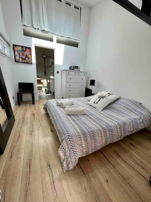 Rare ! Loft Atypique Centre-Ville Parking Jardin Reims Luaran gambar