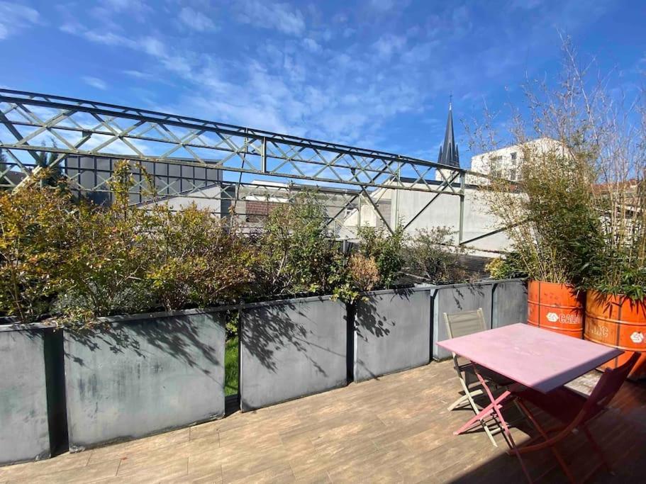Rare ! Loft Atypique Centre-Ville Parking Jardin Reims Luaran gambar