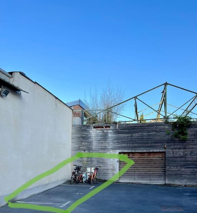 Rare ! Loft Atypique Centre-Ville Parking Jardin Reims Luaran gambar